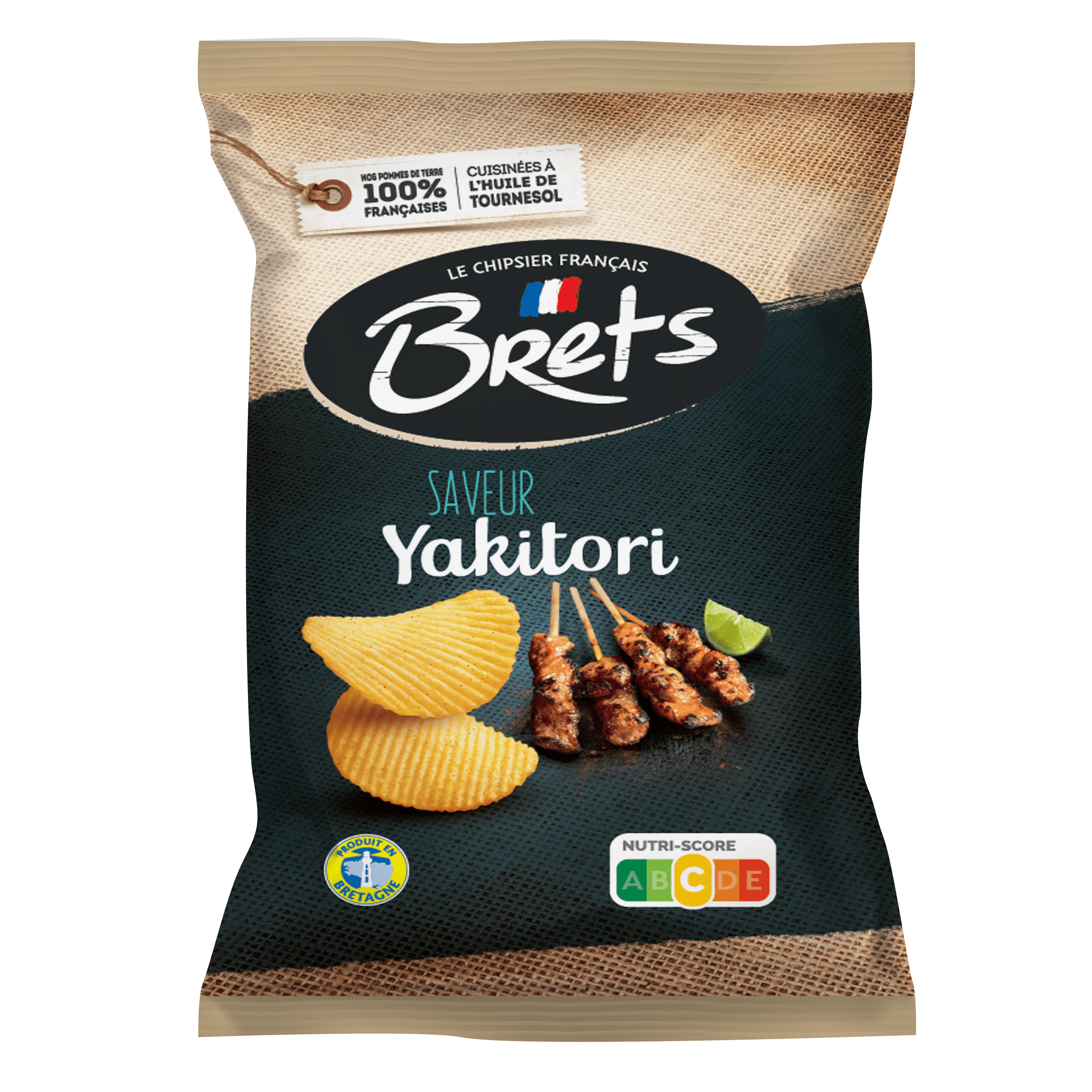 Chips Brets ondulées saveur Yakitori - Brets - Le chipsier français